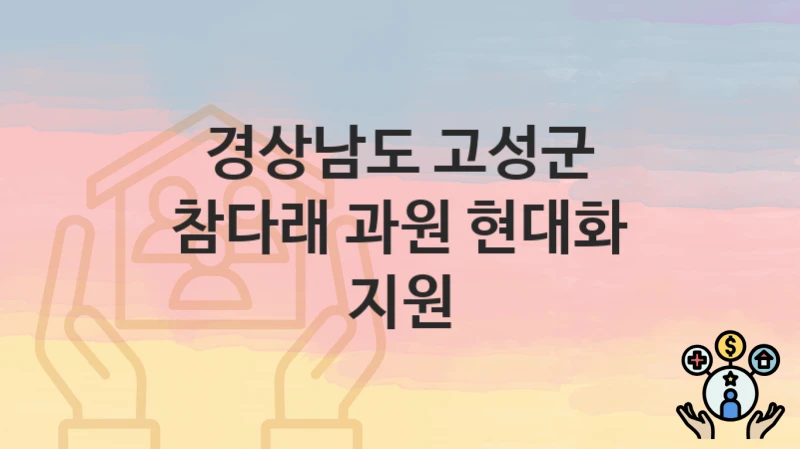 경상남도 고성군
참다래 과원 현대화 지원