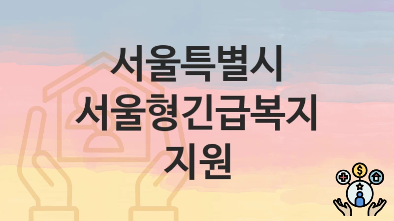 서울특별시
서울형긴급복지지원