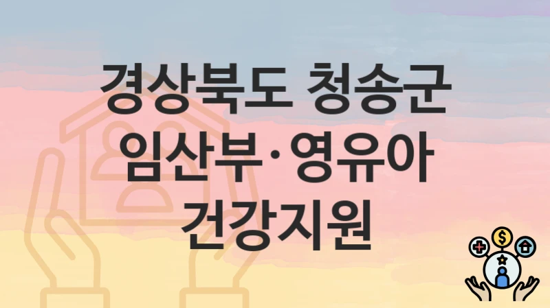 경상북도 청송군
임산부·영유아 건강지원
